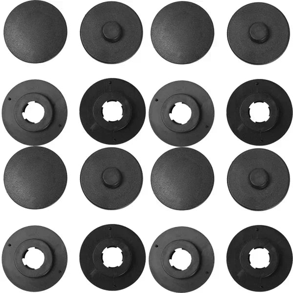 Car Floor Mat Double Layer Fixed Clips Set Fixer Accessories Tools Universal Arpet Fixing Clamps Buckle Anti-Skid Fixer Grips Peaceful Pleasures Health and Wellness 16pcs(4set)
