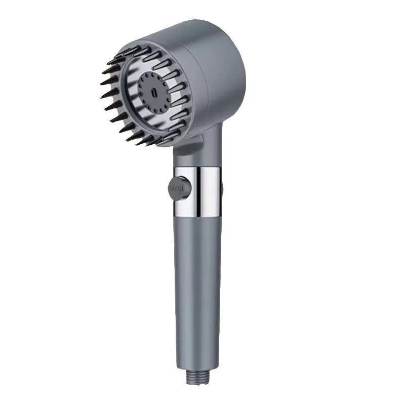 3-Mode High Pressure Filter Shower Head with Massage Brush