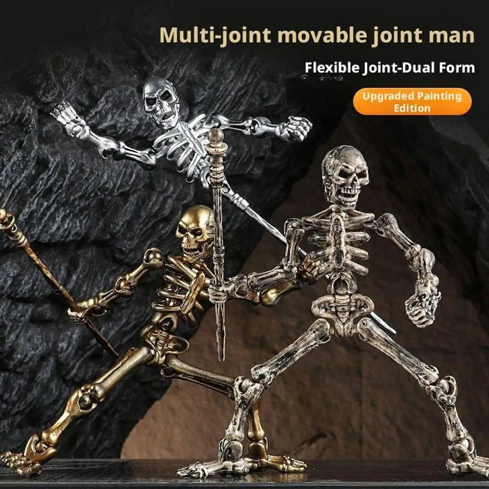 Mini Medieval Skeleton Figurines for Halloween Decor Peaceful Pleasures Health and Wellness