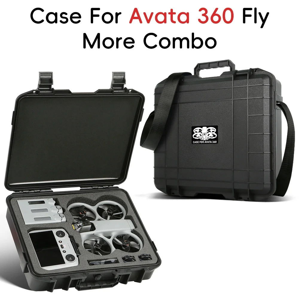Explosion-Proof Case Storage Box Hard-Shell Storage Case For DJI Avata 360 Perfect To Organize Your Machine Peaceful Pleasures Health and Wellness Default Title