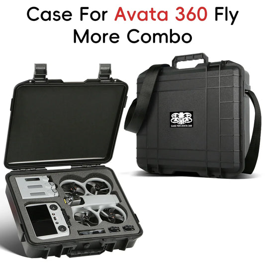 Explosion-Proof Case Storage Box Hard-Shell Storage Case For DJI Avata 360 Perfect To Organize Your Machine Peaceful Pleasures Health and Wellness Default Title
