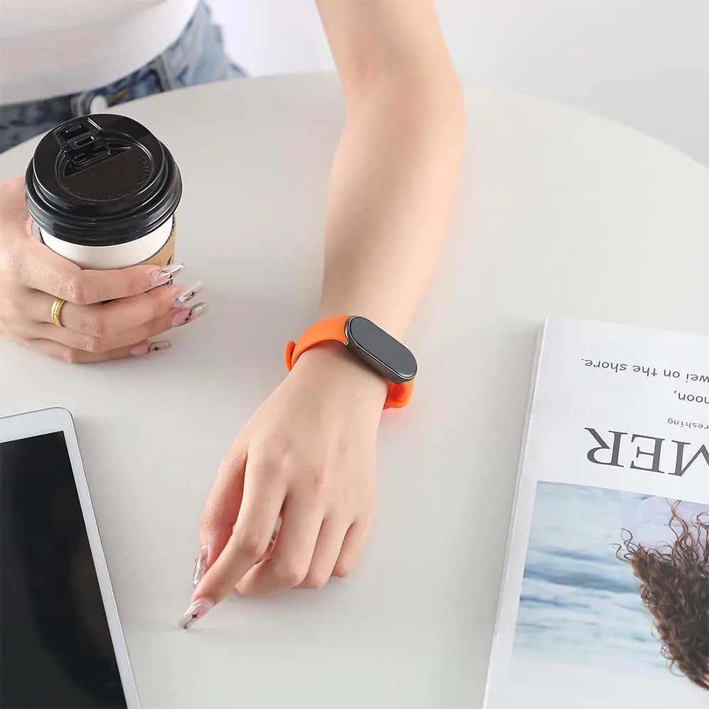 4-Pack Silicone Bands for Xiaomi Mi Band 8 – Mixed Colors