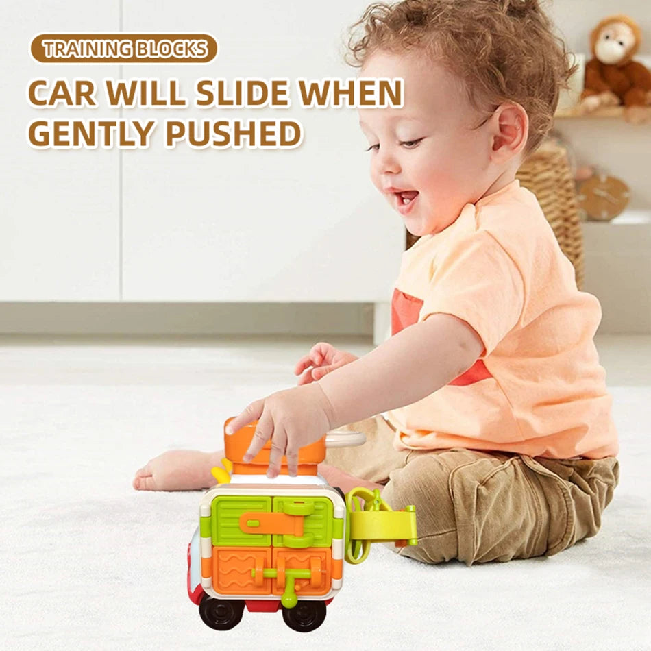 2in1 Baby Busy Ball Cute Car Toys Montessori Education Learning