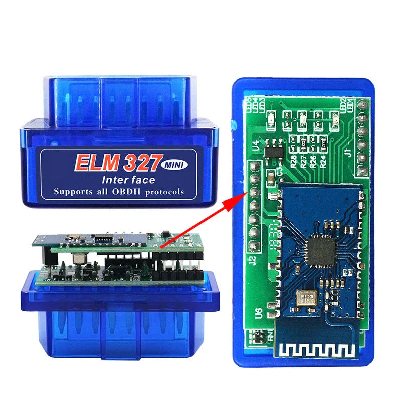 ELM327 V1.5 Bluetooth OBD2 Scanner – Dual PCB PIC18F25K80