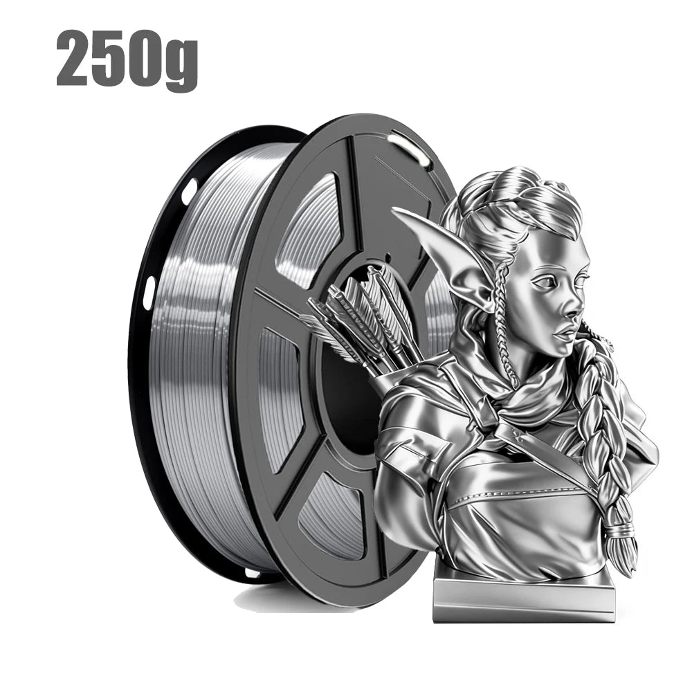 Metal-Like Shiny PLA Filament 1.75mm | 250g/500g/1kg Spool