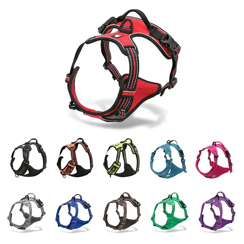 Truelove Dog Harness No Pull Pet Harness Adjustable Soft Padded Dog Vest Reflective No Choke PetVest Easy Control Handle TLH5651 Peaceful Pleasures Health and Wellness