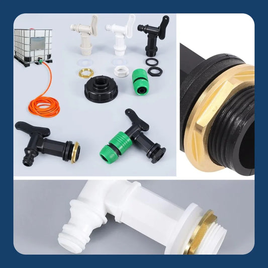 IBC Tank Tap Adapter S60 to 5/8" Hose Connector Fitting IBC Tank Adapter Oasis Select