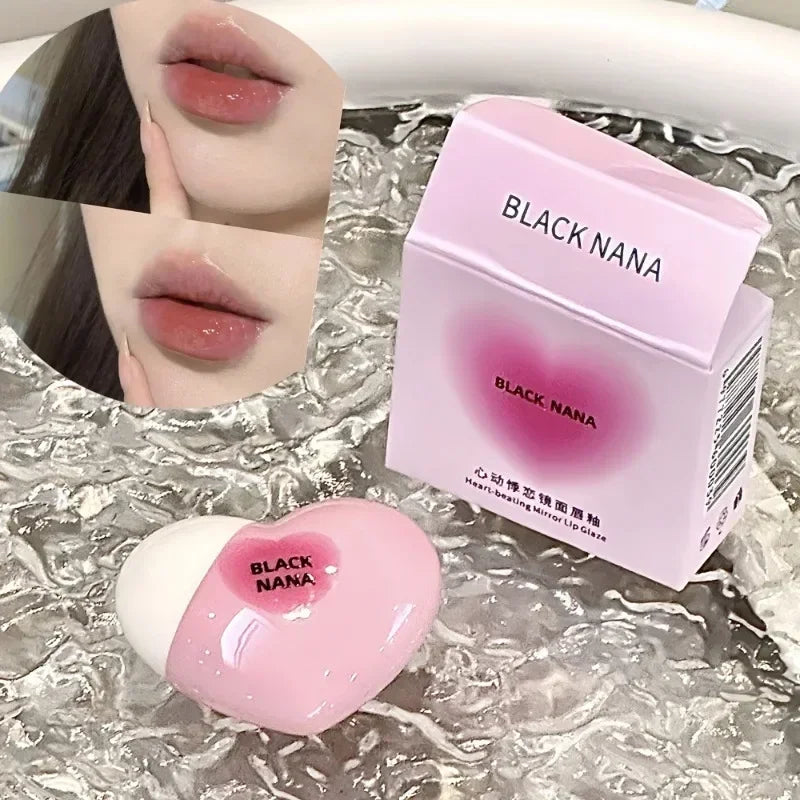 Heart-Shaped Jelly Lip Gloss | Hydrating Mirror Shine Tint