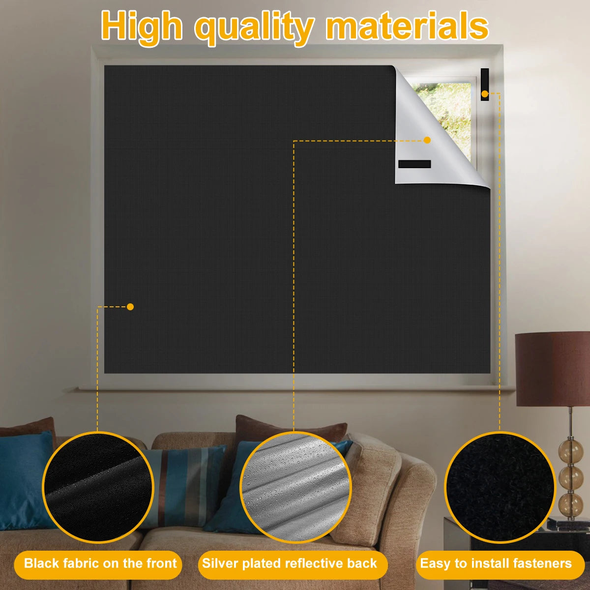 Portable Blackout Curtains – DIY Cuttable Waterproof Window Shades