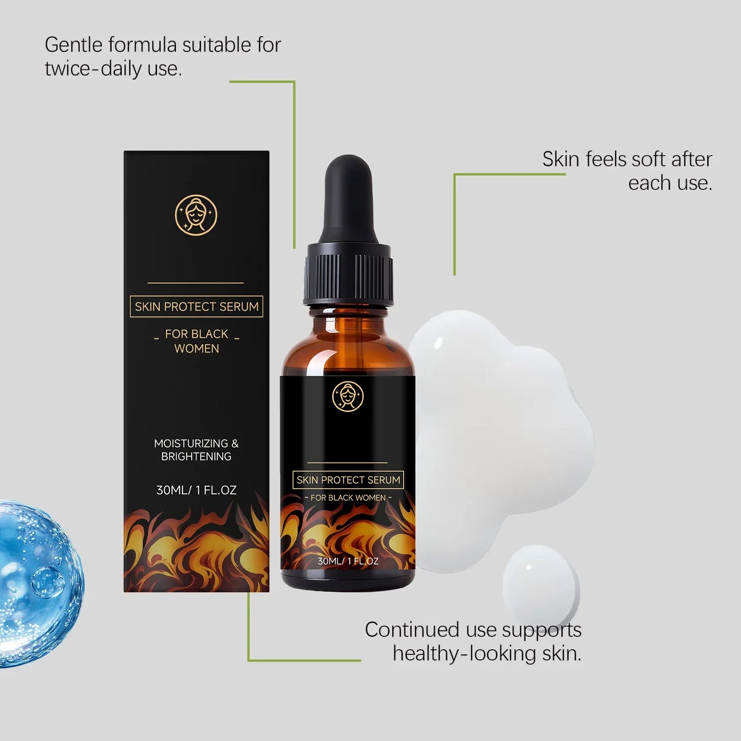 Hydrating Facial Serum – Brightening, Firming & Glow 30ml