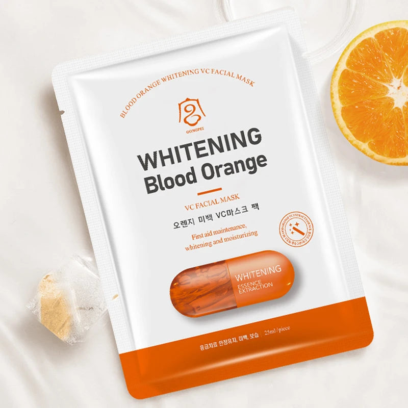 GONGPEI Whitening Sheet Mask 5pcs | Nicotinamide Anti-Aging