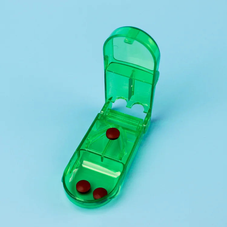 Portable Pill Cutter Splitter & Storage Case | 3 Colors