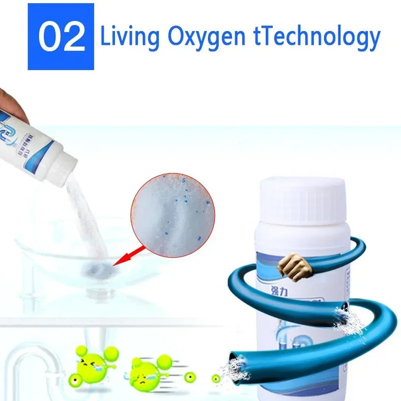 1pcs Sink Drain Bottled Cleaner Closestool Toilet Kitchen Deodorization Brush Clogging Sewer Dredging Powerful Pipe Peaceful Pleasures Health and Wellness