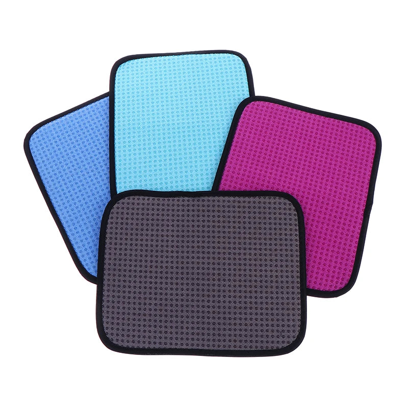 Reusable 25x20CM Bowling Ball Towel Polyester Nonslip Cleaning Pad Dust Remover for Indoor Games Peaceful Pleasures Health and Wellness