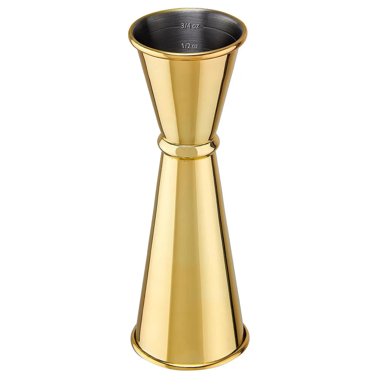Stainless Steel Dual Shot Cocktail Jigger 1oz & 2oz Bar Measure