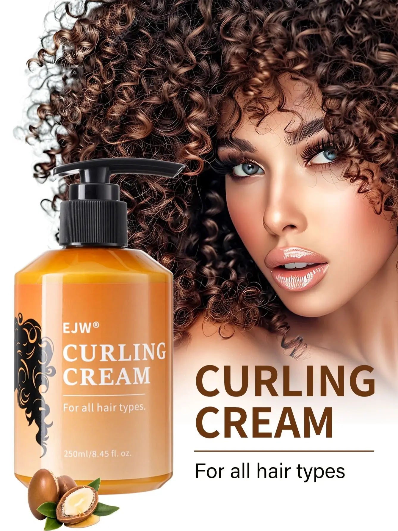 Curl Defining Cream with Argan Oil – Wavy & Curly Hair