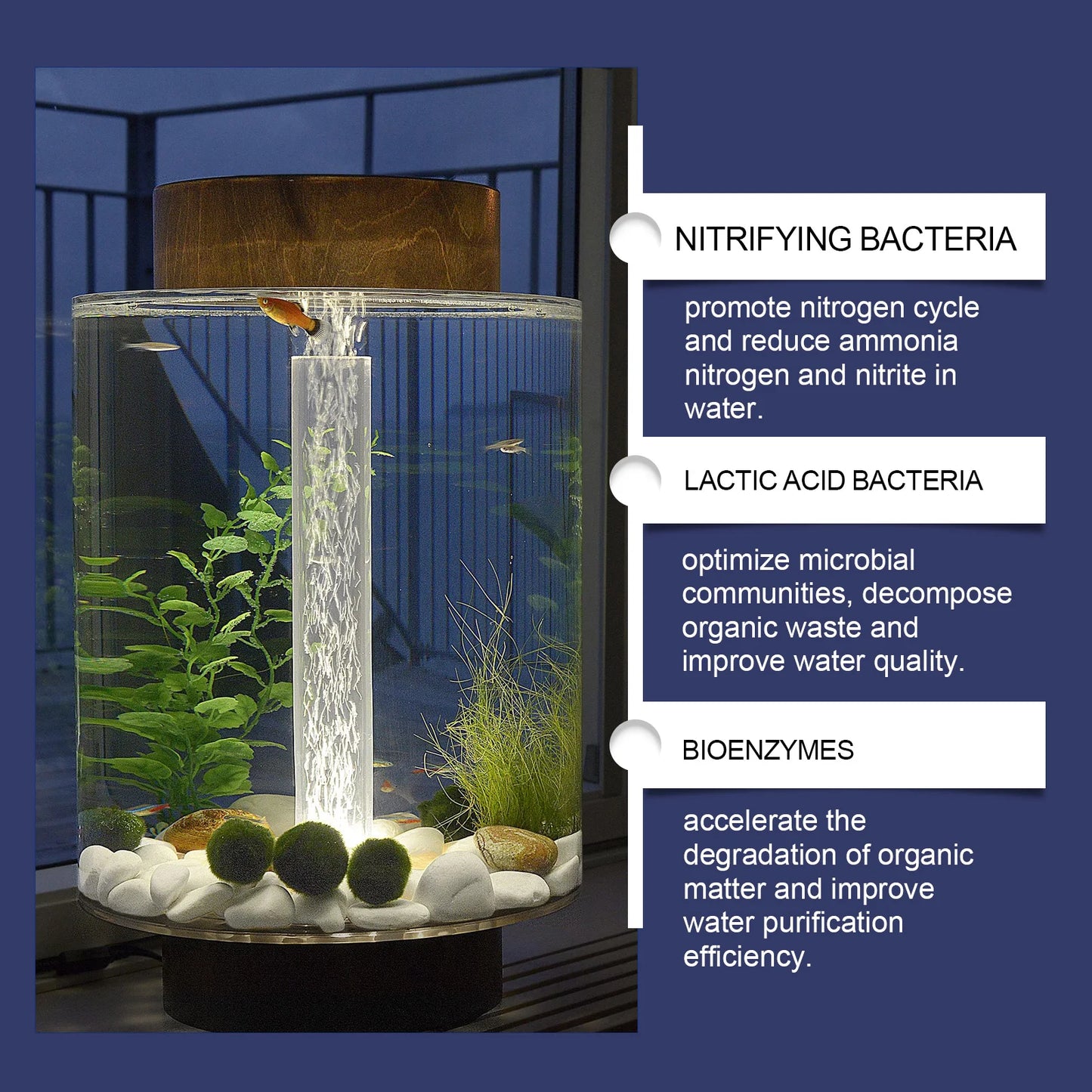 Fish Tank Water Purification Capsules 30g | Aquarium Clarifier