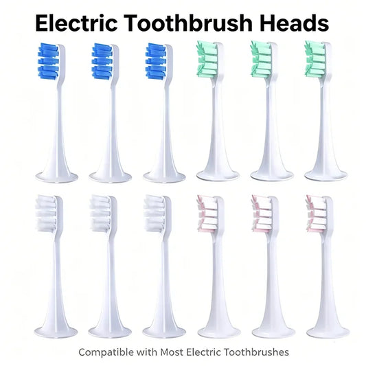 8-Pack Brush Heads for Xiaomi MIJIA T300/T500 Electric Toothbrush Toothbrush Replacement Heads Peaceful Pleasures Health and Wellness
