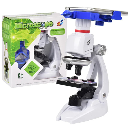 Children Microscope Biology Lab Led School Science Experiment Kit Education Scientific Toys Gifts for Kids Scientist Peaceful Pleasures Health and Wellness