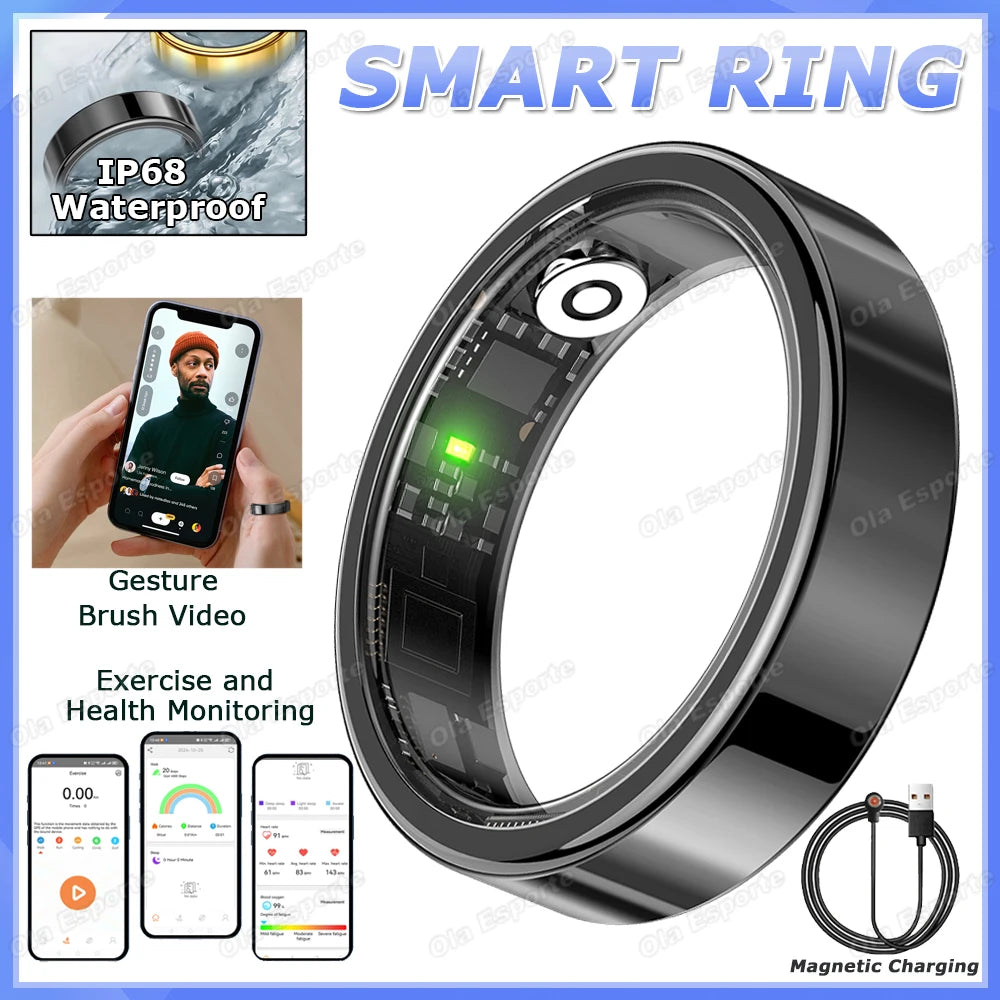 Smart Ring | Heart Rate, SpO₂ & Sleep Tracker | 5ATM