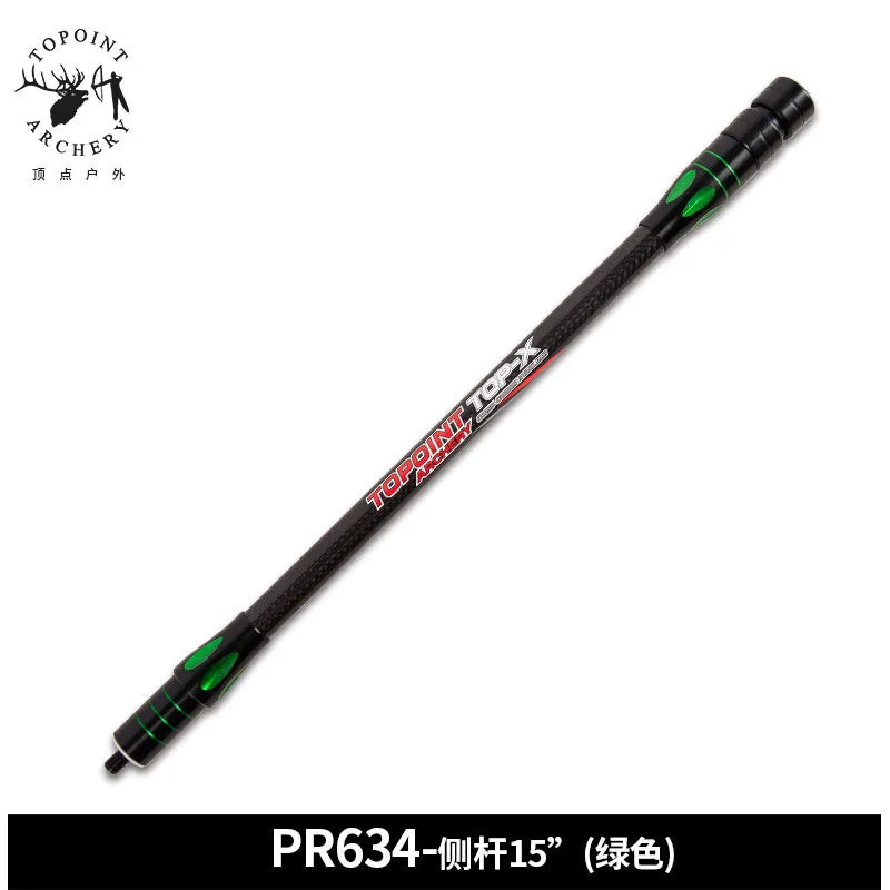 Topoint PR634 10 12 15 Recurve Bow Stabilizer Bar 3K Pure Carbon