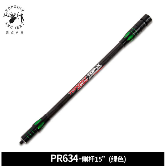Topoint PR634 10 12 15 Recurve Bow Stabilizer Bar 3K Pure Carbon Peaceful Pleasures Health and Wellness Orange 18 inch