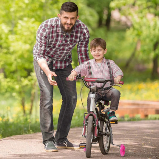 Stronger Bike Stabilizer Mounting Kit Silent Balance Flash Bicycle Assist Wheel for Children Folding Bikes Peaceful Pleasures Health and Wellness