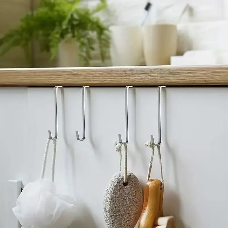 8PCS over the Door Hooks Multi-Purpose Door Hanger for Bathroom Kitchen Towels Hats - Hanging Organizer for Home Organization Peaceful Pleasures Health and Wellness