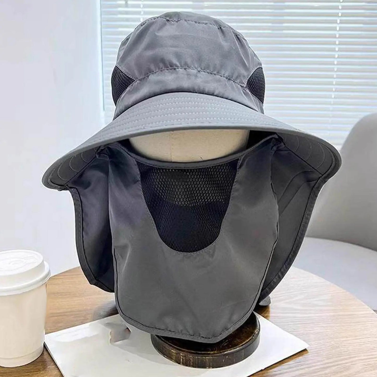 UPF 50+ Fishing Hat | Wide Brim Neck Flap Sun Hat