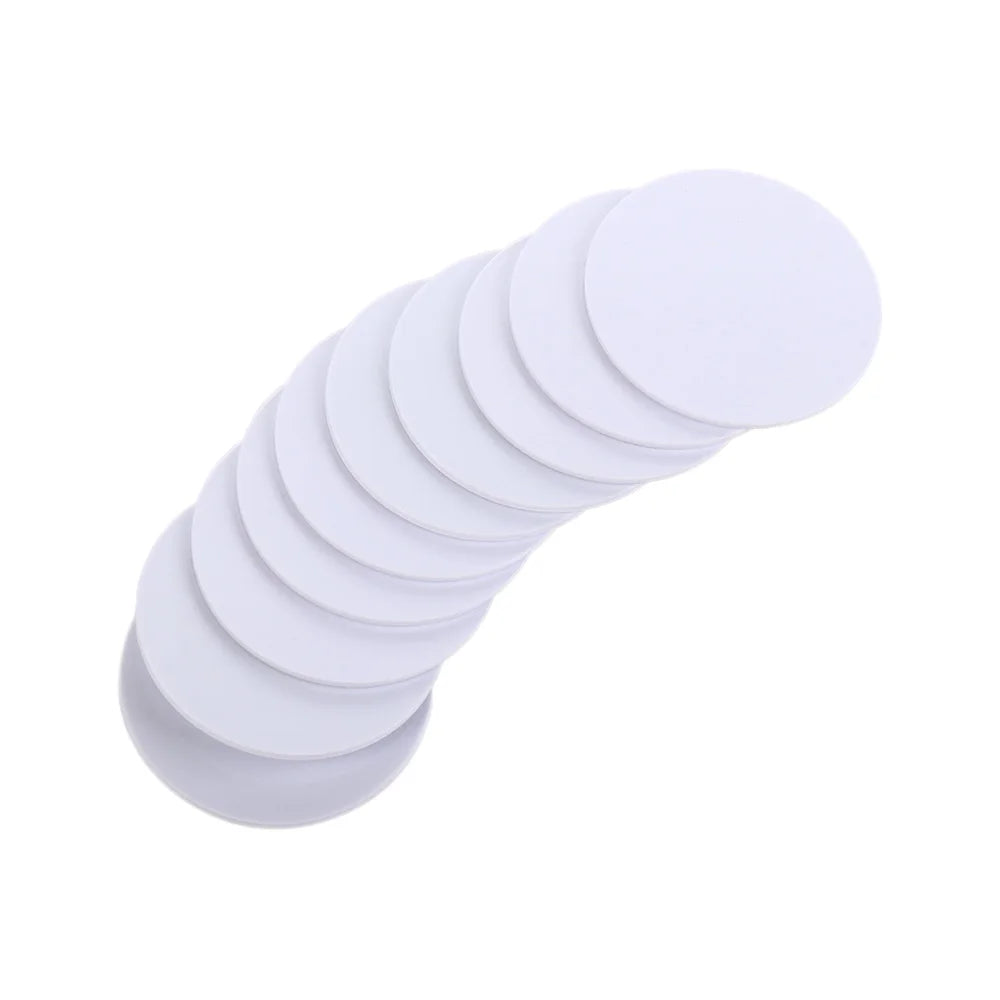 Adhesive Labels Smart Ring Chip Round Blank NFC Cards Label RFID NFC Tags Coin Tag Peaceful Pleasures Health and Wellness 10PCS