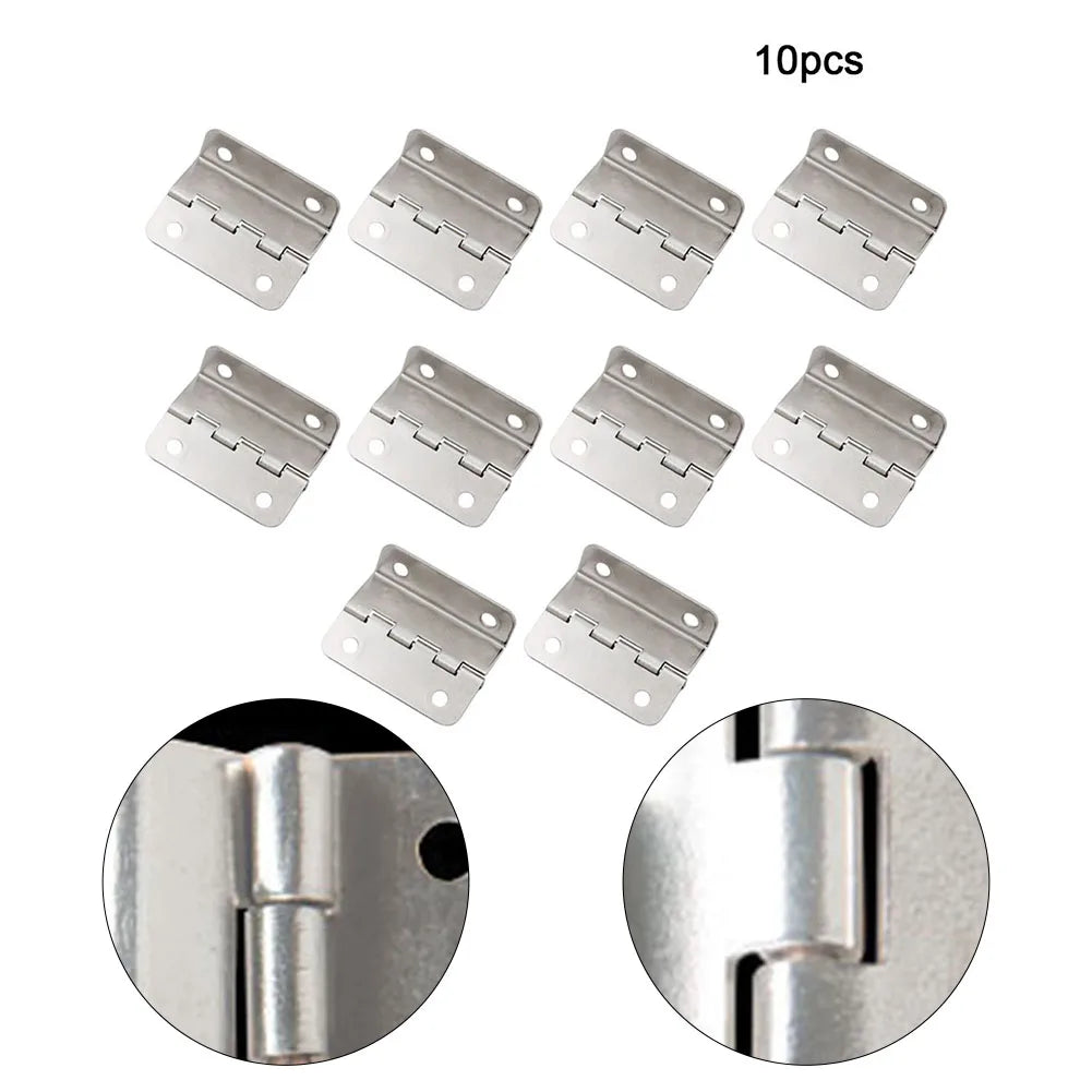 Cabinet Hinge Wooden Box Tri-fold Right Angle 4 Holes Three-folding