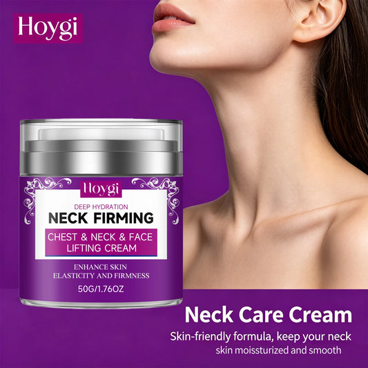 Neck Firming Cream for Chest & Neck & Face Lifting Tightening Fade Fine Lines Enhances Skin Elasticity Moisturizing Smooth Cream Peaceful Pleasures Health and Wellness
