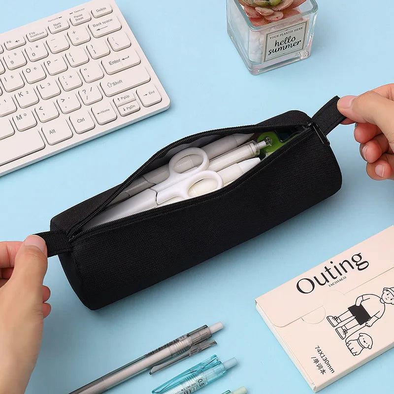 Bview Art Cartoon Cylinder Pencil Case Large Capacity Cute Stationery
