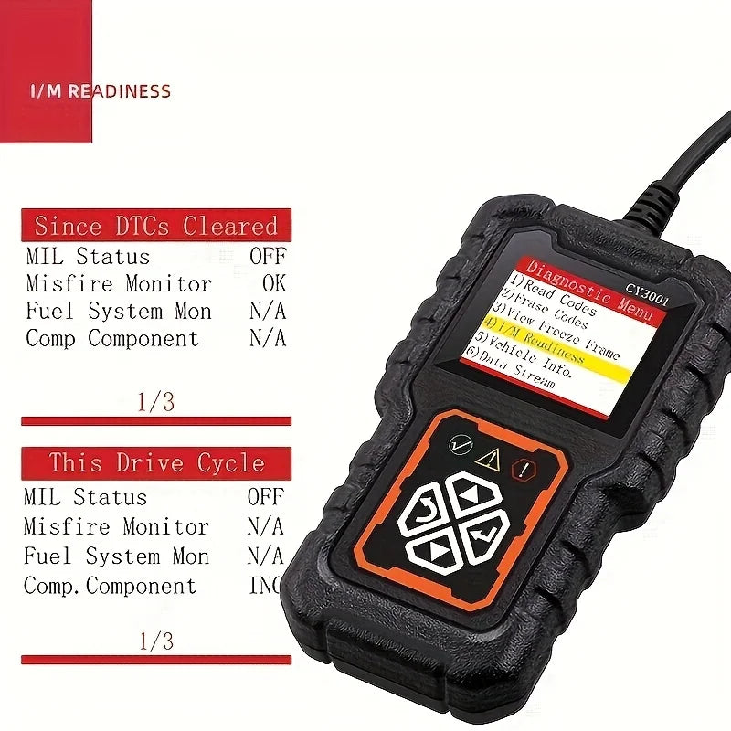 OBD2 Scanner & Battery Tester – 1996+ Car Diagnostic Tool Peaceful Pleasures Health and Wellness