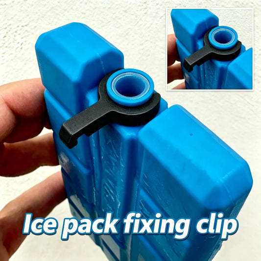 Ice Holder Clip Fan Mount Attachment Home Cooling Summer Heat Relief Peaceful Pleasures Health and Wellness
