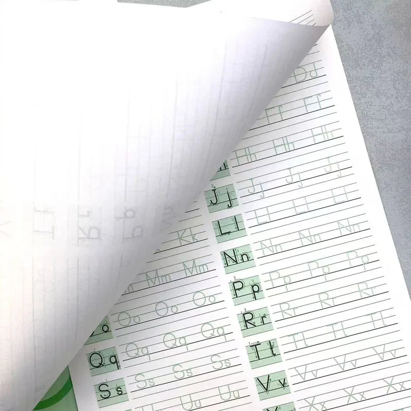 Early Education English Alphabet Practice Copybook 18 Pages Stick