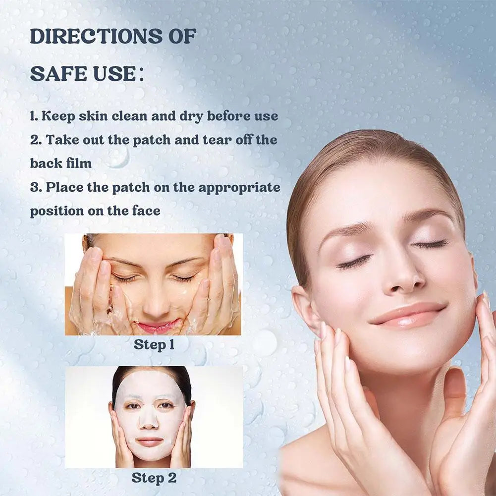 Eelhoe Collagen Facial Mask – Moisturizing, Anti-Wrinkle & Brightening Face Mask (1pc or 4pcs) Peaceful Pleasures Health and Wellness