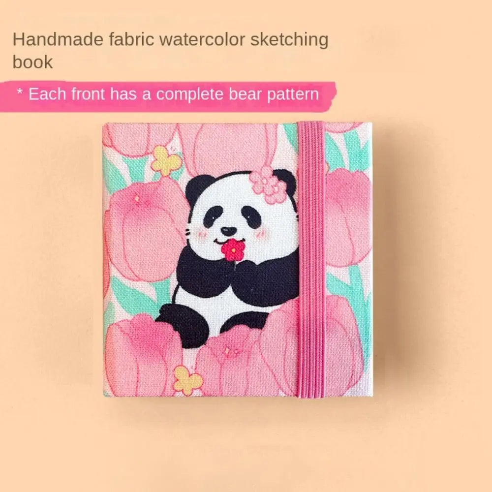 Mini Fabric Watercolor Sketchbook | 20 Sheets 300GSM Square