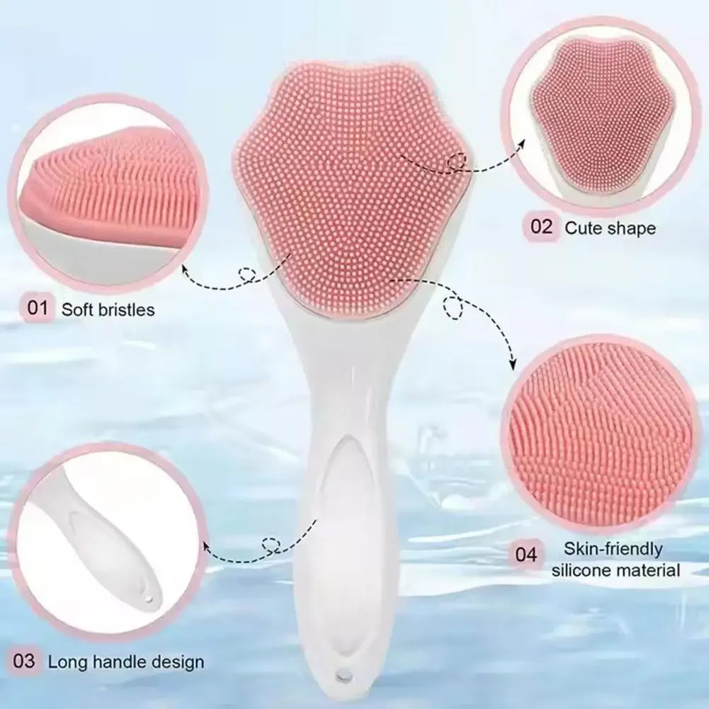 Silicone Face Scrubber & Exfoliator Brush – Deep Pore Cleansing Peaceful Pleasures Health and Wellness