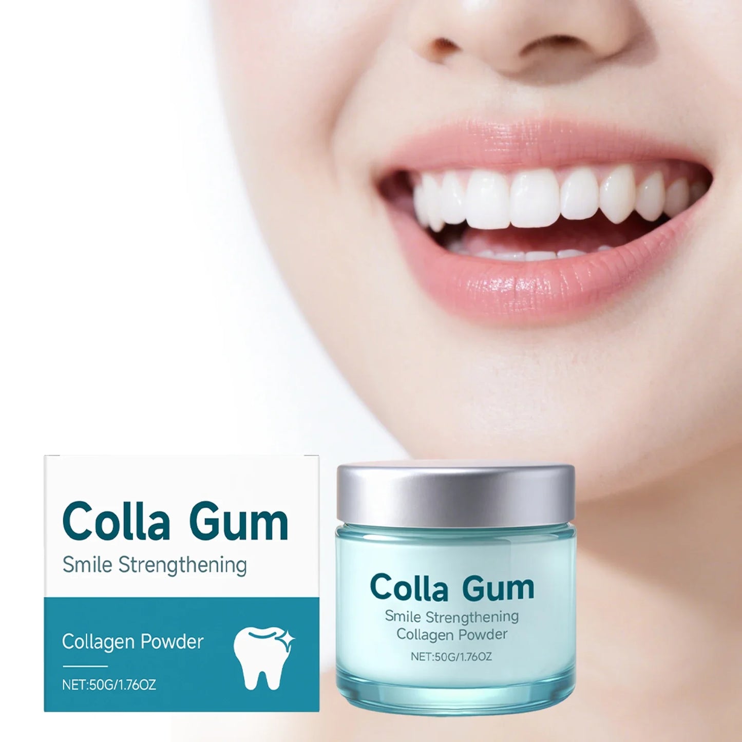 Collagen Tooth Powder – Whitening & Daily Oral Care 50g