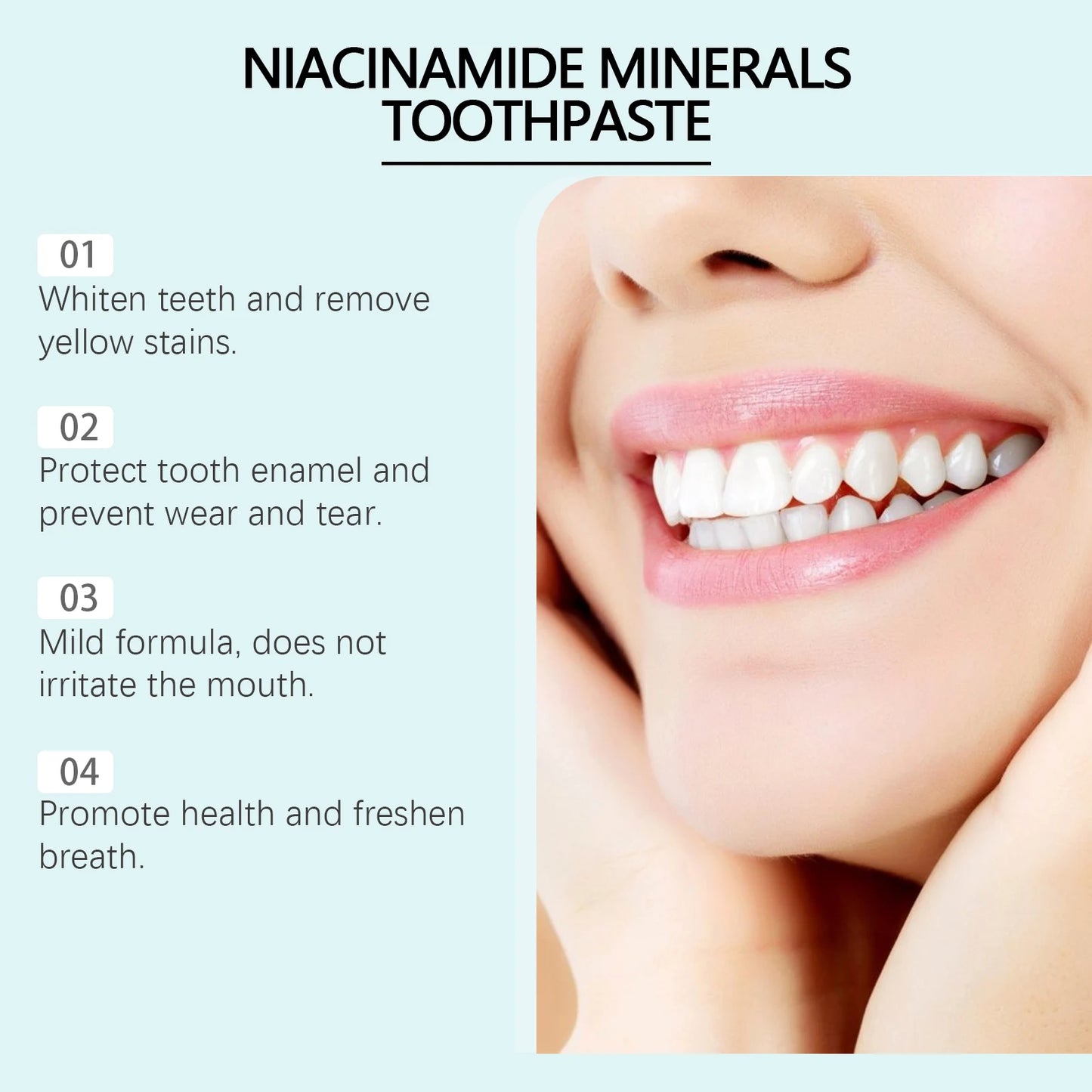 Oralhoe Niacinamide Whitening Toothpaste – Tartar & Plaque Removal