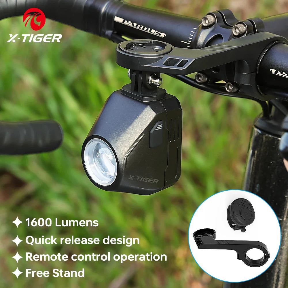 X-TIGER 1600 Lumen Bike Light – Wireless Remote & IP66
