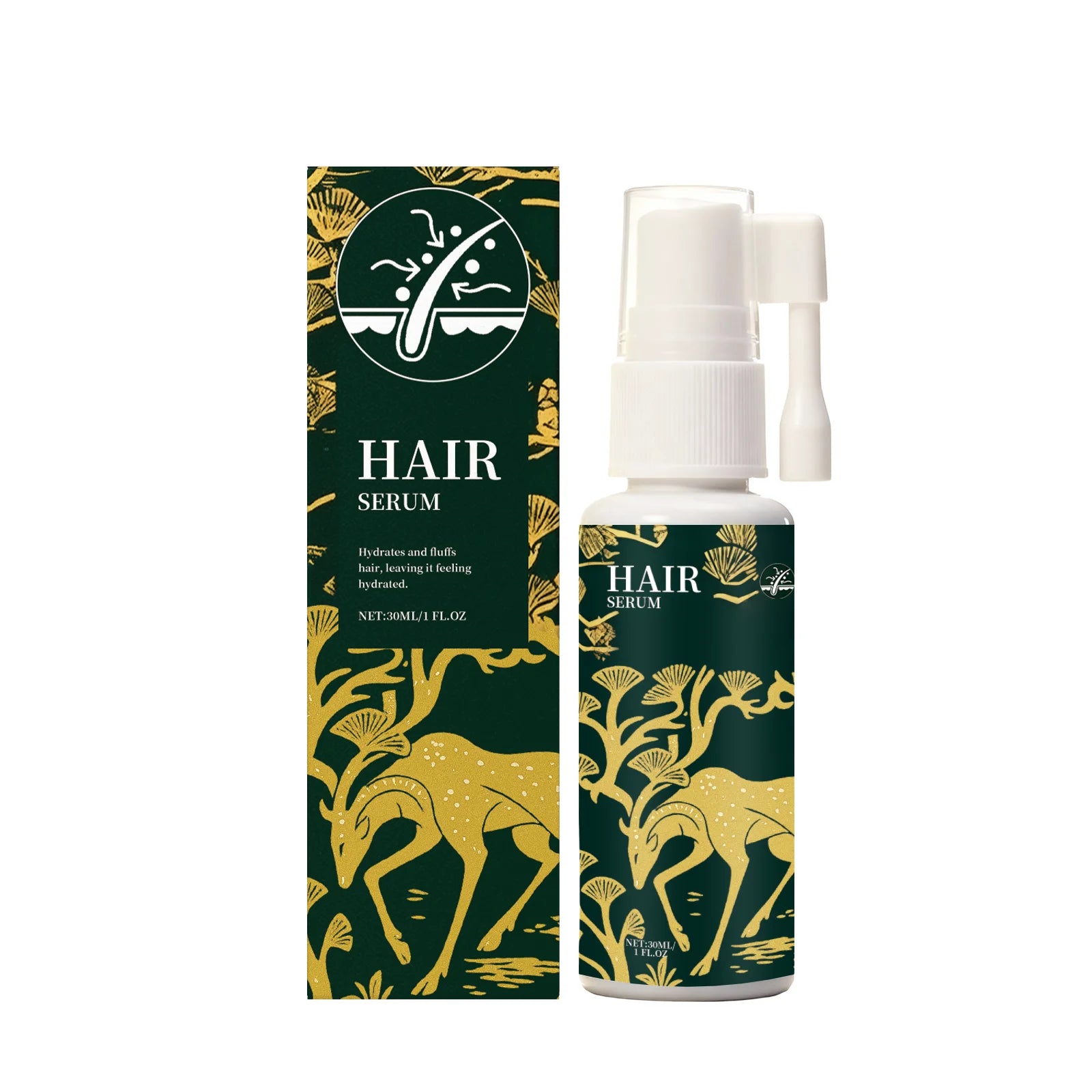Hair Care Spray Volumizing Hair Treatment Anti Frizz Static Control Moisturizing Spray Scalp Nourishing Essence Hair Hydration Peaceful Pleasures Health and Wellness 1PCS