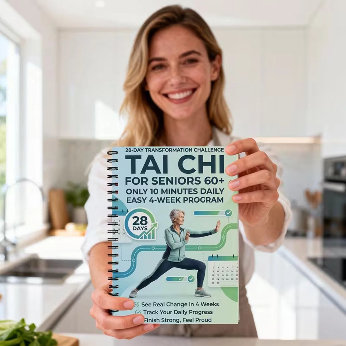 28 Days Transformation Challenge Tai Chi Walking Seniors Easy 10