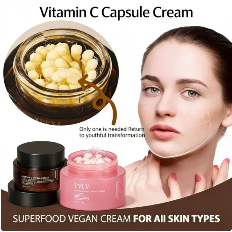 Collagen Pearl Capsule Cream – Niacinamide & Vitamin C Moisturizer
