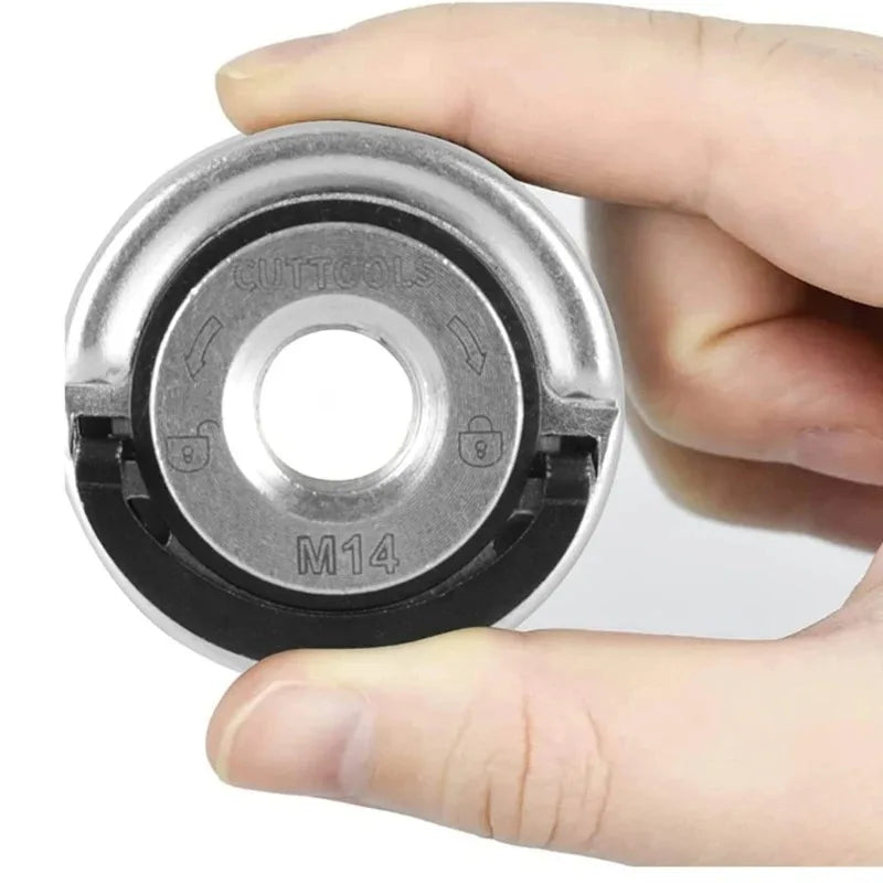 M14 Angle Grinder Platen – Self-Locking Quick Release Chuck