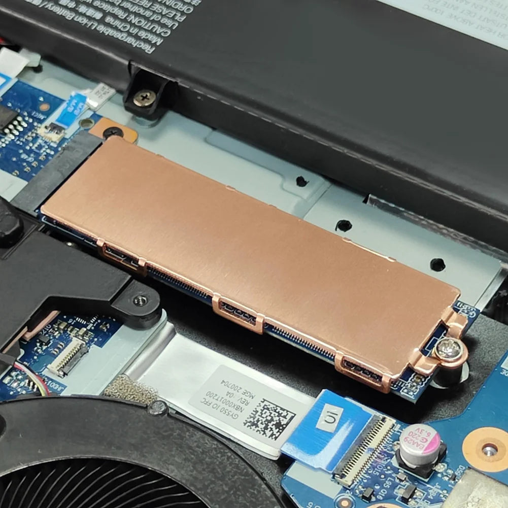 M.2 NVMe SSD Heatsink with Thermal Pads – Copper Cooler for 2280 Laptops Peaceful Pleasures Health and Wellness