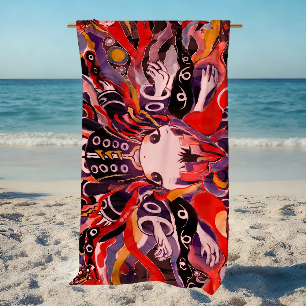 Quick Dry Beach Towel – Soft, Lightweight & Absorbent | 11 Sizes Quick Dry Towel Peaceful Pleasures Health and Wellness