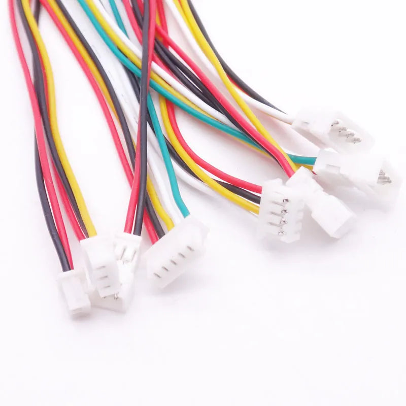 100 Sets/Lot Connector Micro JST 1.25MM 2Pin 3Pin 4Pin 5P 6P Male & Female Connector Plug with Wires Cables LED Strip Connectors Peaceful Pleasures Health and Wellness