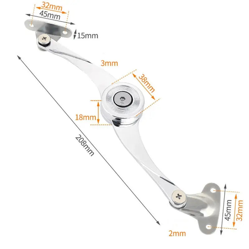 Hydraulic Cabinet Hinge Nickel Plated Random Stop Kitchen Door Adjustable Polish Folding Hinge Pressure Rods Peaceful Pleasures Health and Wellness